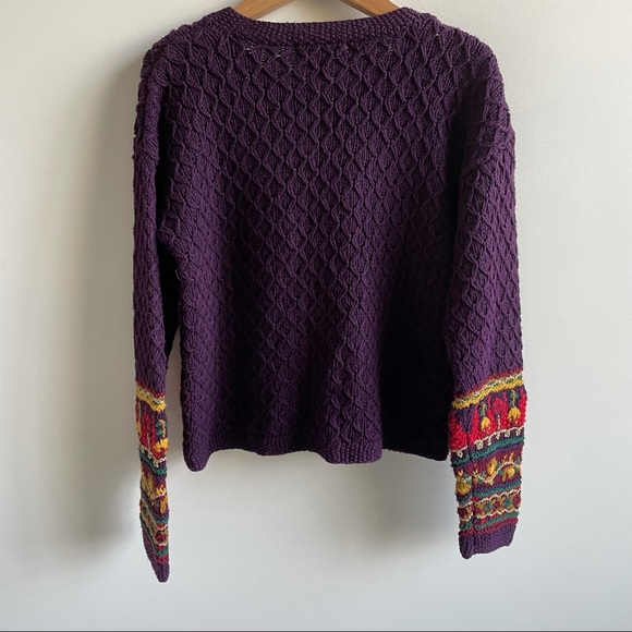 Vintage 90s Casual Corner Chunky Embellished Cardigan - Picture 5 of 5